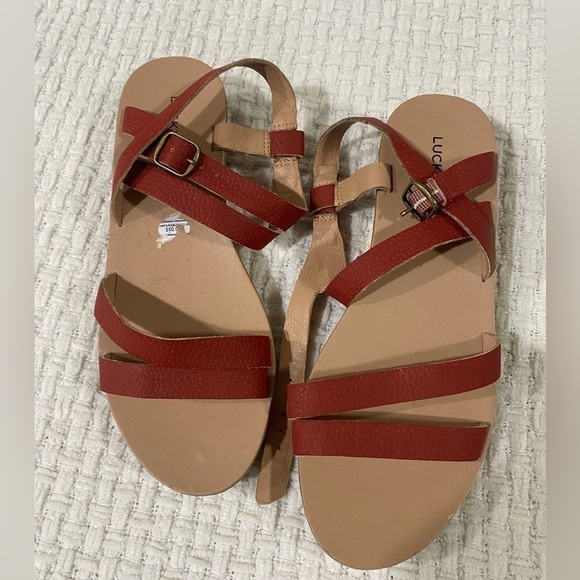 Shoes - New! Strappy Leather Sandals